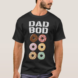 T-shirt Papa Bod Donut Six Pack Daddy Gym