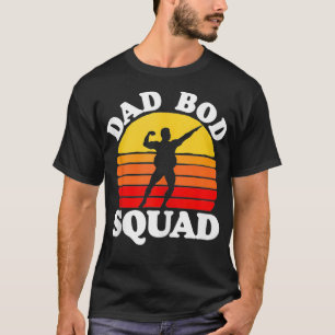 T-shirt Papa Bod Squad Drôle Poster Fête des pères Vintage