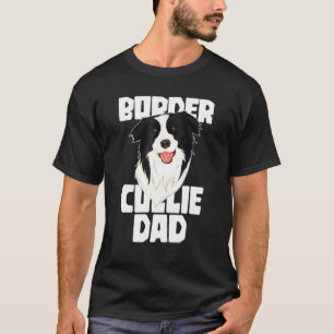 T-shirt Papa Border Collie Fête des Pères Border Collie 1