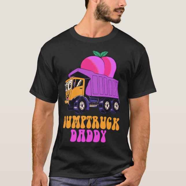 T-shirt Papa, camion (Devant)