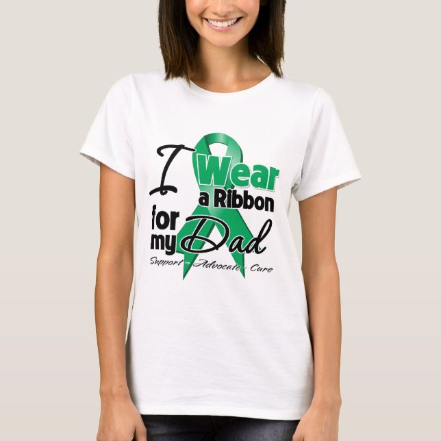 T-shirt Papa - Cancer du foie Ruban.png (Devant)