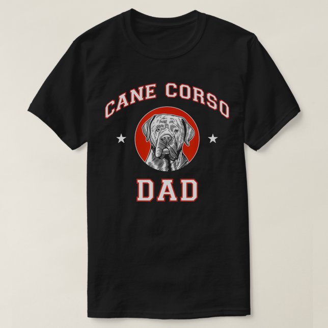 T-shirt Papa Cane Corso  (Design devant)