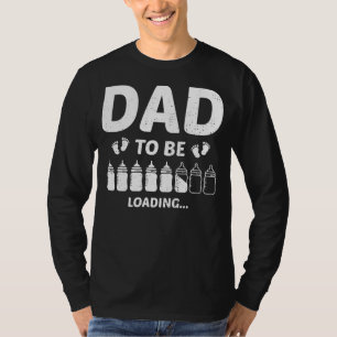 T-shirt Papa Chargera La Fête des pères Attendue Nouveau-N