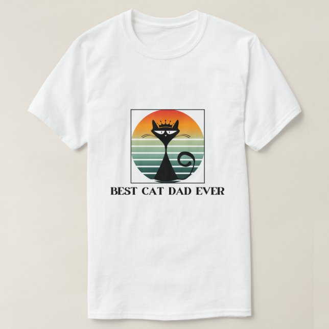 T-shirt papa chat (Design devant)