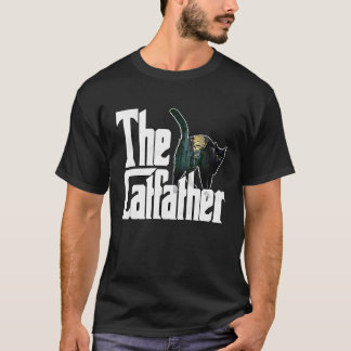 T-shirt Papa Chat Le Parrain des Chats Papa Chat Fou Papa 