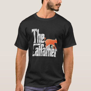 T-shirt Papa Chat Le Parrain des Chats Papa Chat Fou Papa 