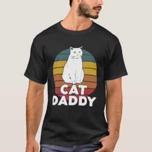 T-shirt Papa Chat   Propriétaire Mot Mémo