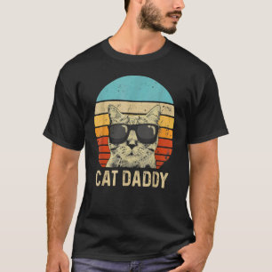 T-shirt Papa Chat Vintage Chat Papa Chat Pères 1