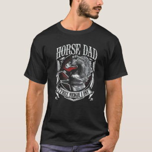 T-shirt Papa Cheval Hommes Ils Hennissent Je Paie Équitati