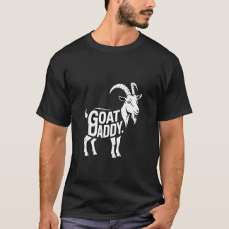 T-shirt Papa Chèvre Vie à la Campagne Drôle Amateur de Chè