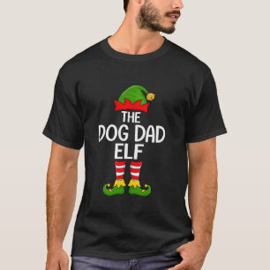 T-shirt Papa Chien Elfe Xmas Famille Correspondante Elfe S