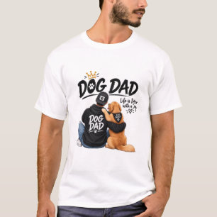 T-shirt Papa Chien – Je Travaille Dur Pour Que Mon Chien P