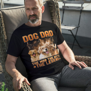 T-shirt Papa Chien L'Homme Le Mythe La Légende - Personnal