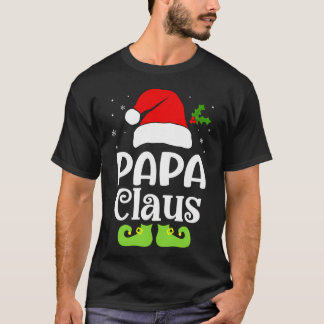 T-shirt Papa Claus Cadeaux de Noël