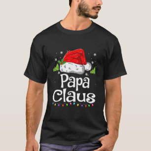T-shirt Papa Claus Chemise Noël Pyjama Famille Correspond