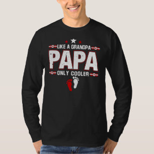 T-shirt Papa Comme Un Grand-Père Seulement Hommes Glacière