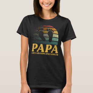 T-shirt Papa Comme Un Grand-Père Seulement Hommes Glacière