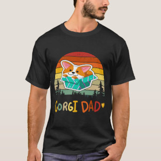 T-shirt Papa Corgi
