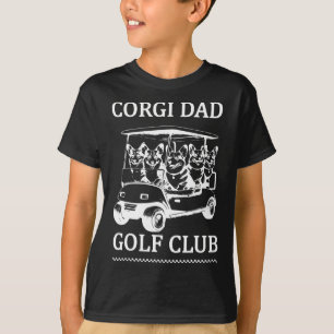 T-shirt Papa Corgi Golfeur Club de Golf Chien Mignon Balan