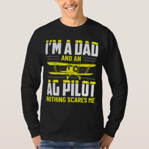 T-shirt Papa Crop Duster AG Pilote Appareils d'application