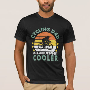 T-shirt Papa cycliste comme un père ordinaire mais glacièr