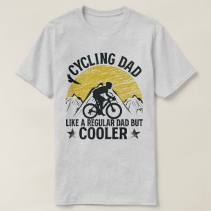 T-shirt Papa Cycliste Comme Un Père Régulier Mais Glacière