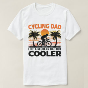 T-shirt Papa Cycliste Comme Un Père Régulier Mais Glacière