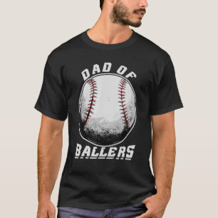 T-shirt Papa De Ballers Baseball Papa 2