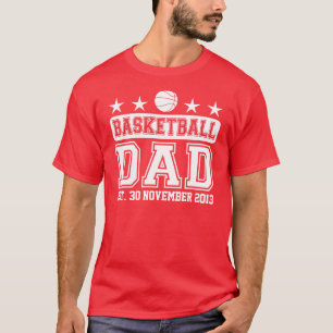 T-shirt Papa de basket-ball