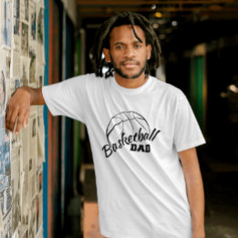 T-shirt Papa de basket-ball