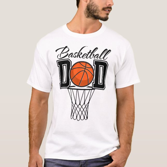 T-shirt Papa de basket-ball (Devant)