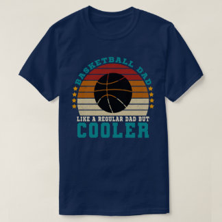 T-shirt Papa de basket-ball comme un papa ordinaire mais u