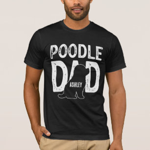 T-shirt Papa de chien caniche Papa de chiot