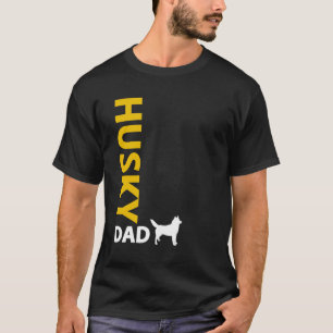 T-shirt Papa de chien de traîneau sibérien