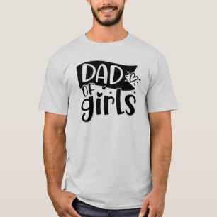 T-shirt Papa De Filles Fête des pères