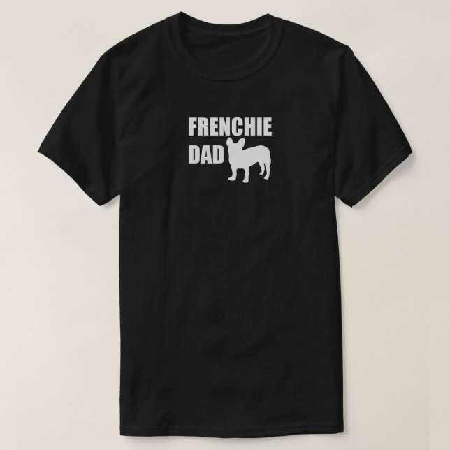 T-shirt Papa de Frenchie (Design devant)