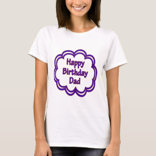 T-shirt Papa de joyeux anniversaire