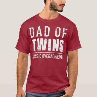T-shirt Papa de jumeaux suracheur classique