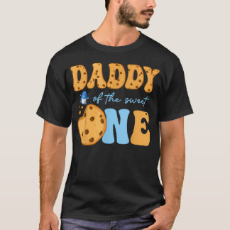 T-shirt Papa De La Douceuse Cookies Et Lait Anniversaire