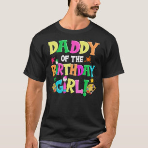 T-shirt Papa de la fille d'anniversaire Artiste Père Papa 