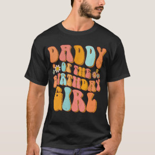 T-shirt Papa de la fille d'anniversaire Chemise Vintage Su