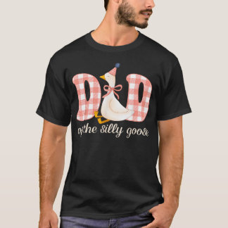 T-shirt Papa de la fille d'anniversaire de l'oie ridicule