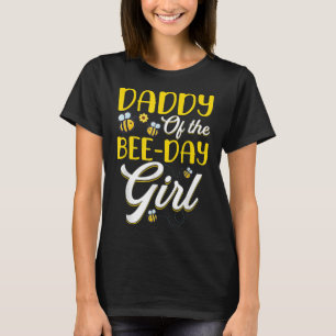 T-shirt Papa De La Fille De La Fête D'Abeille Famille Corr