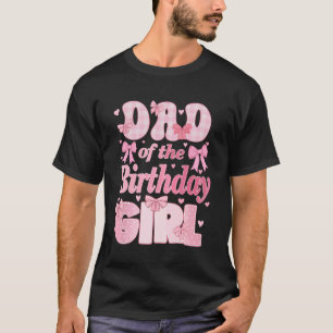 T-shirt Papa de la fille qui fête son anniversaire Famille