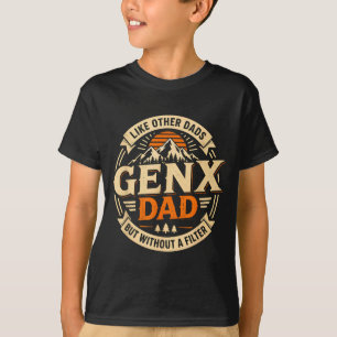 T-shirt Papa de la Génération X comme les autres papas mai