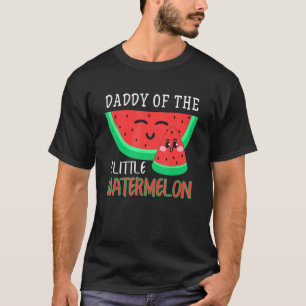 T-shirt Papa De La Petite Famille Melon Watermelon Matchi