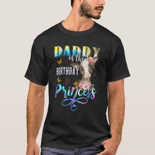 T-shirt Papa de la princesse d'anniversaire jumelant famil