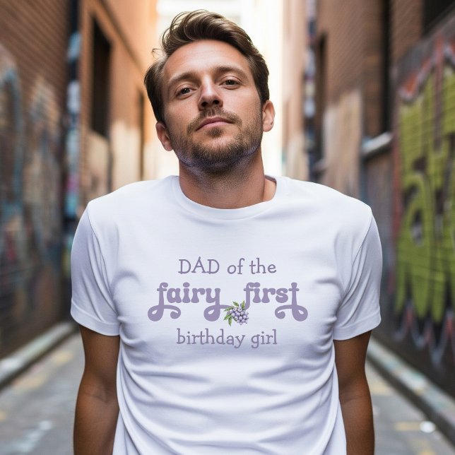 T-shirt Papa de la purple fée première Berry Anniversaire (Créateur téléchargé)