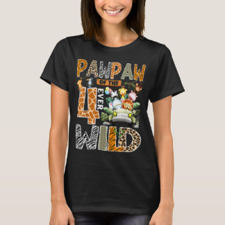 T-shirt Papa de la quatrième jungle sauvage de safari sauv