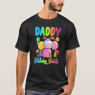 T-shirt Papa De L'Anniversaire Sweetie Candy Girl Matching